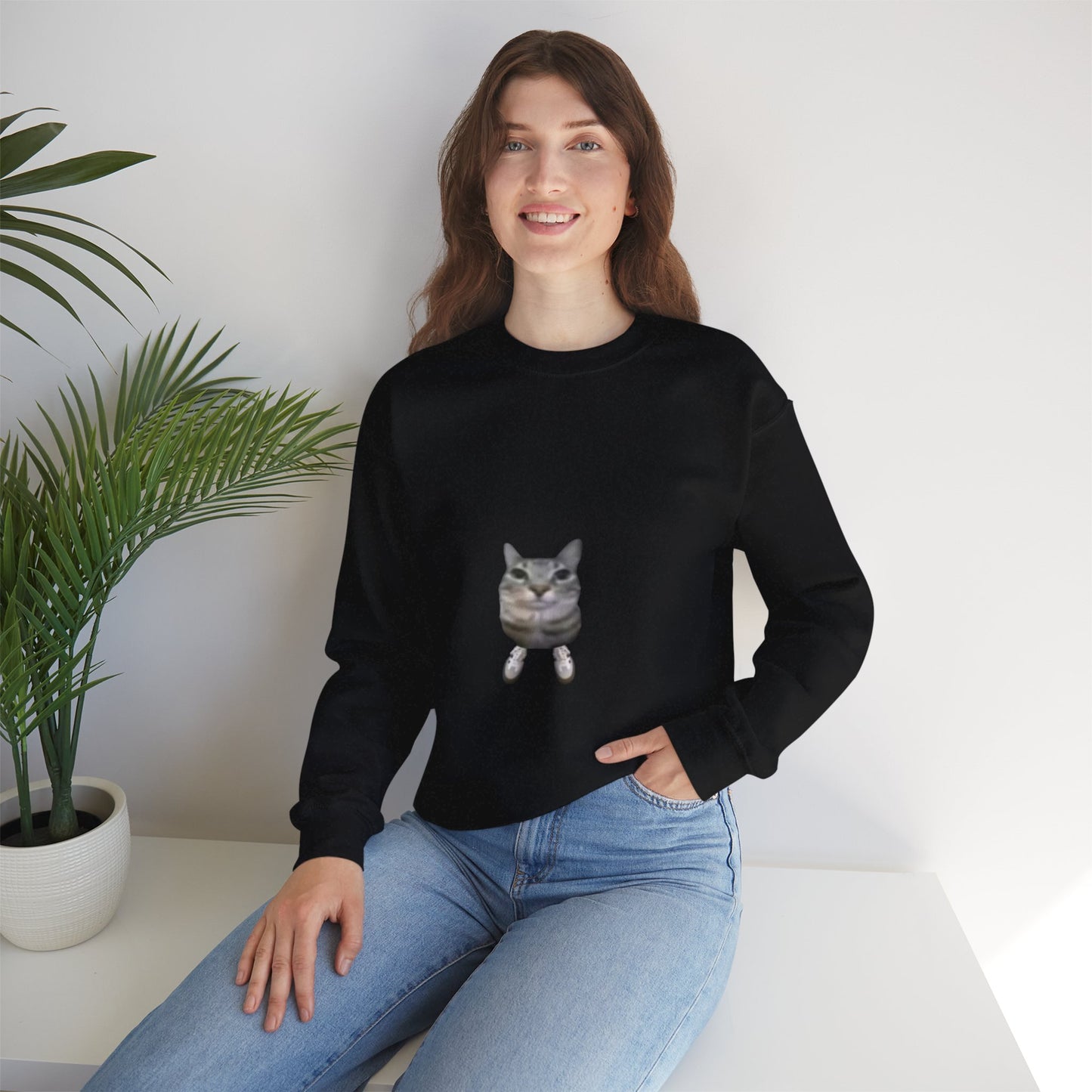 Sneaker cat Sweatshirt