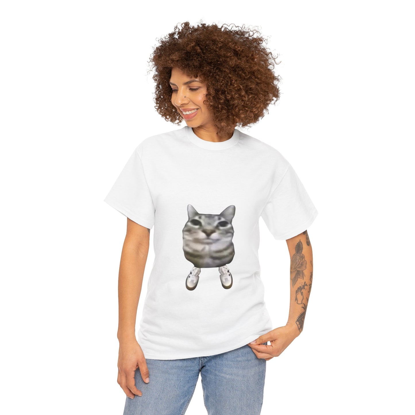 Sneaker cat t-shirt