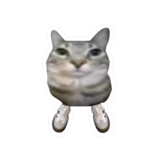 Sneaker cat sticker